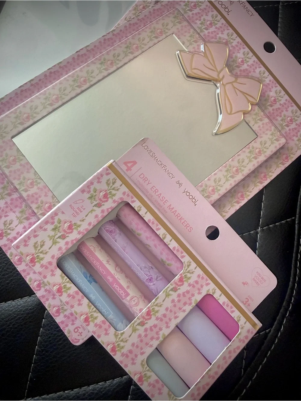 LoveShackFancy Pastel Bow Locker 4 piece Magnetic Set🎀